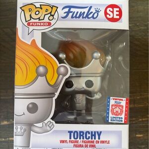 Funko Silver Torchy with Orange Flame Hair Vinyl Figure SE